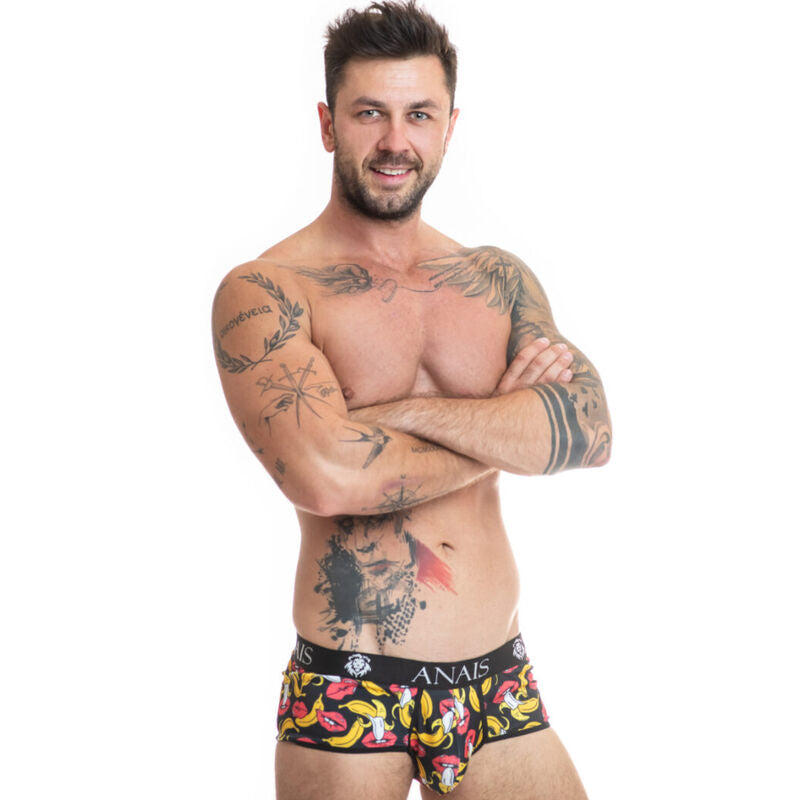Anais Men Banana Brief soft lycra men's briefs with playful banana print